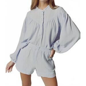 NEW THE SHIRT logan shirt in sky blue